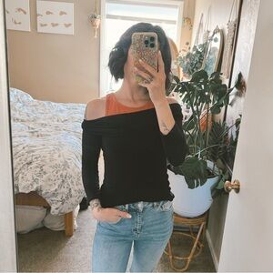 Anthropologie Off Shoulder Blouse